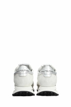 Philippe Model Tropez Haute Sneakers In White Suede And Fabric