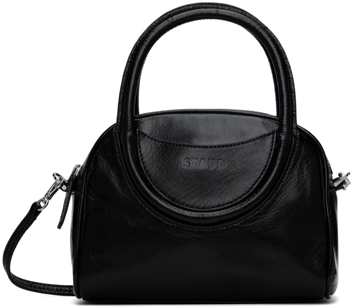 Photo: Staud Black Maude Mini Bowler Bag