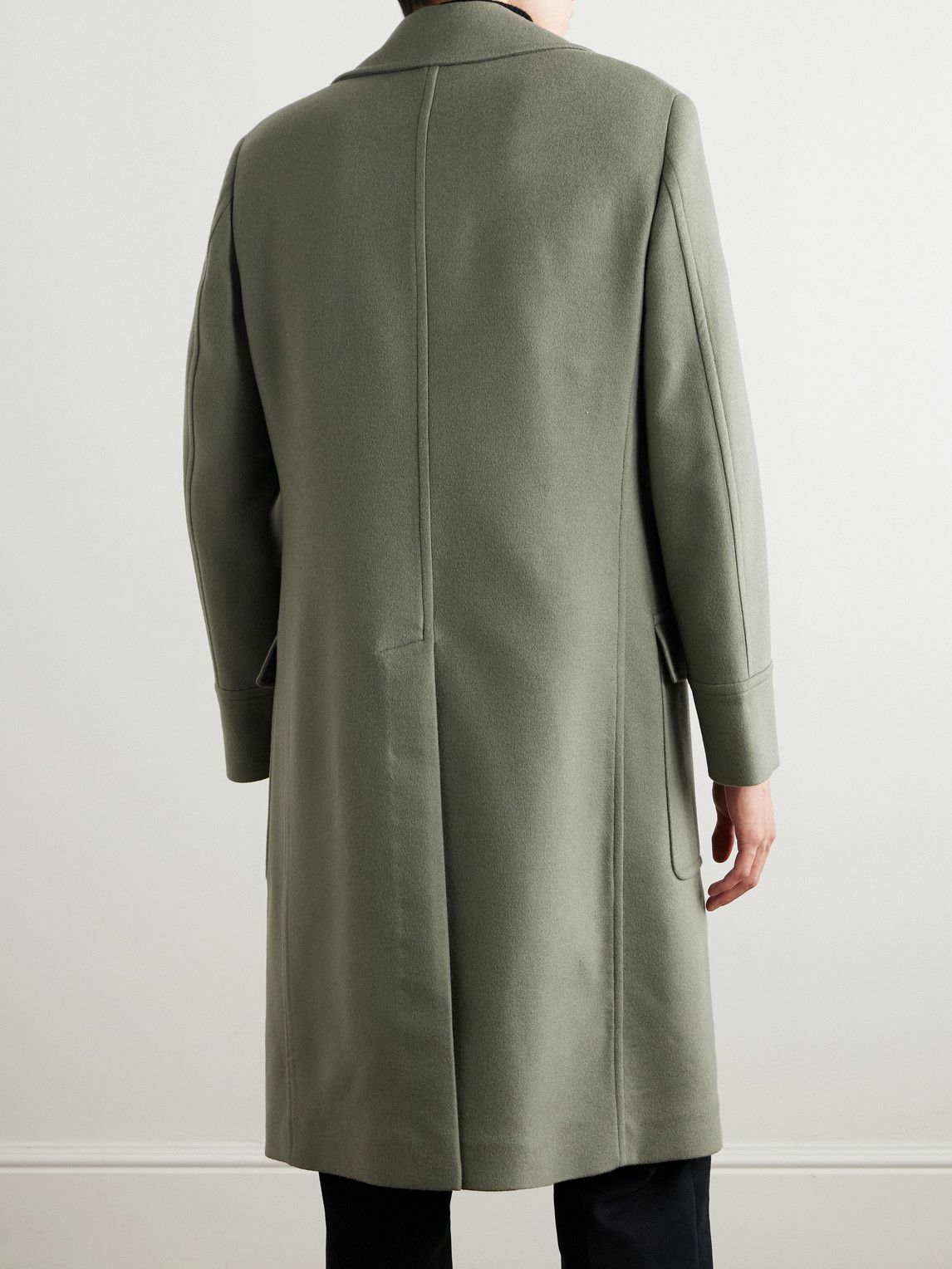 Brunello Cucinelli - Double-Breasted Wool Coat - Green Brunello