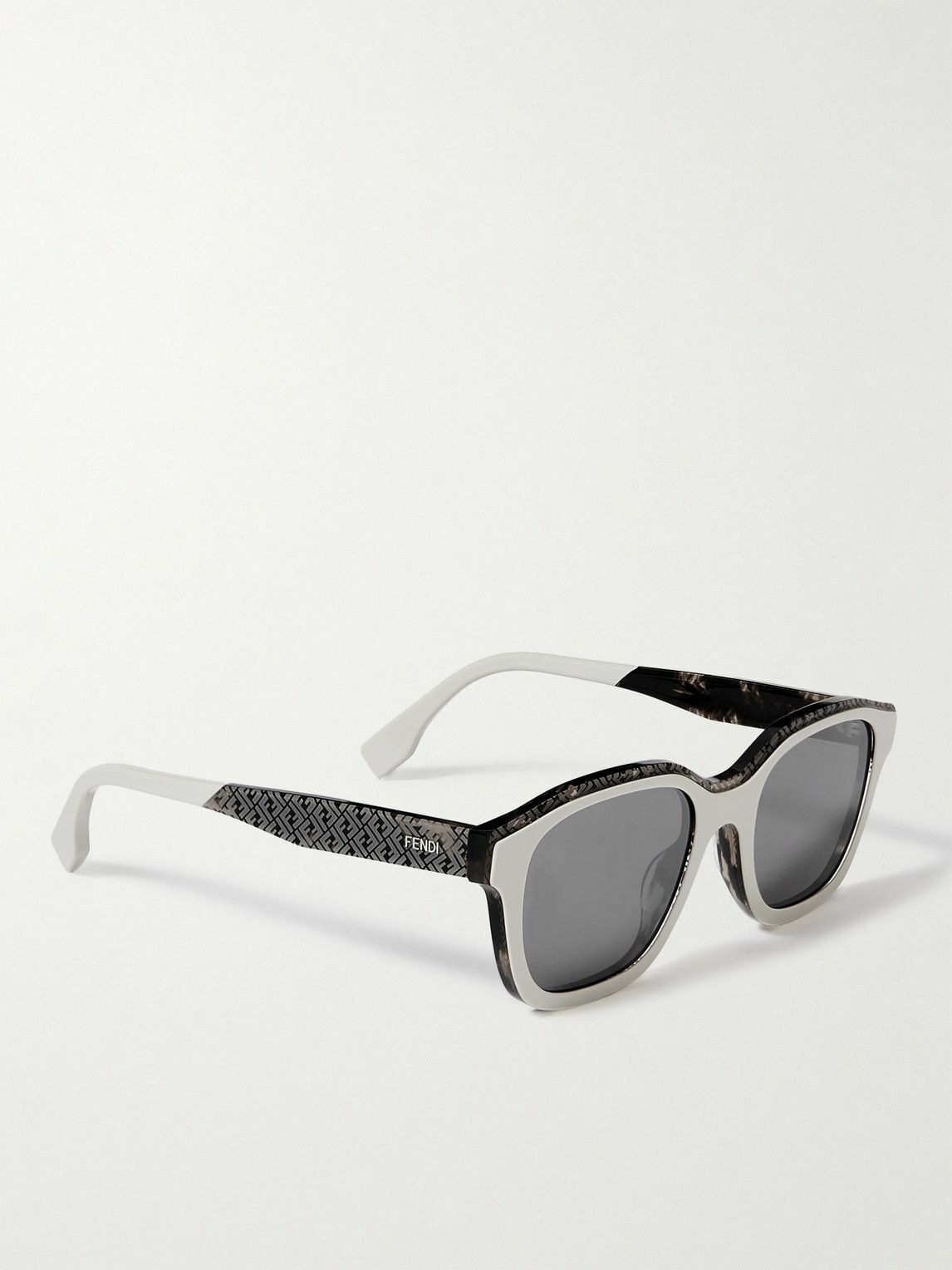 Fendi - Bilayer Square-Frame Acetate Sunglasses Fendi