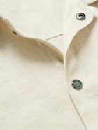 Frescobol Carioca - Diego Linen and Cotton-Blend Coach Jacket - Neutrals