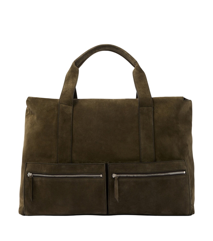 Photo: Métier Racer 53 suede duffel bag