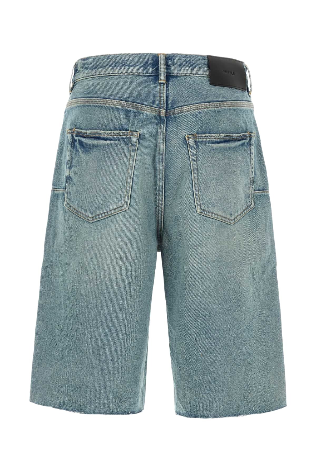 Purple Brand Denim Bermuda Shorts