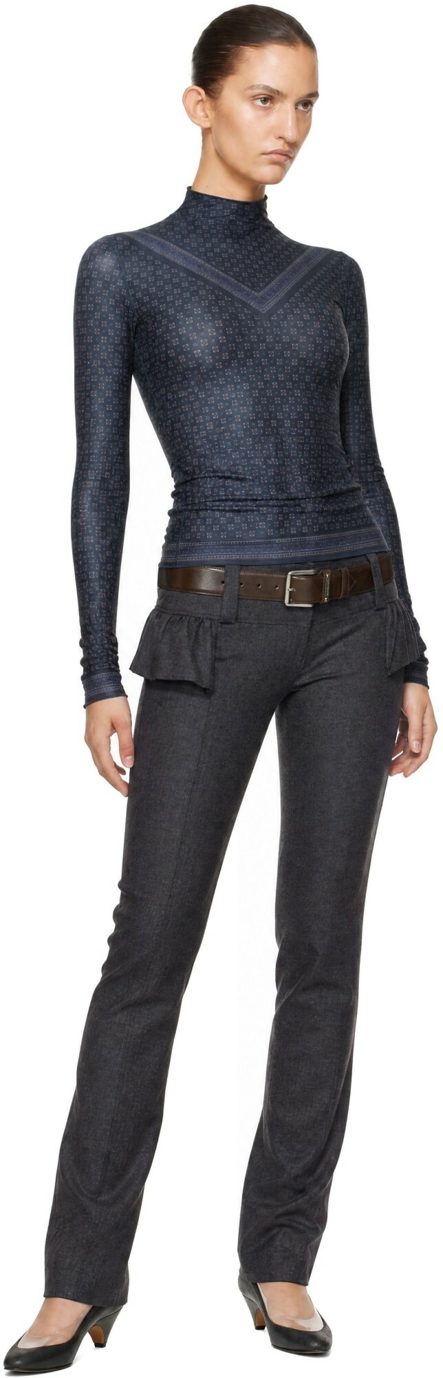 KNWLS Navy Halcyon Top