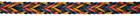 Paul Smith Reversible Multicolor Plaited Belt