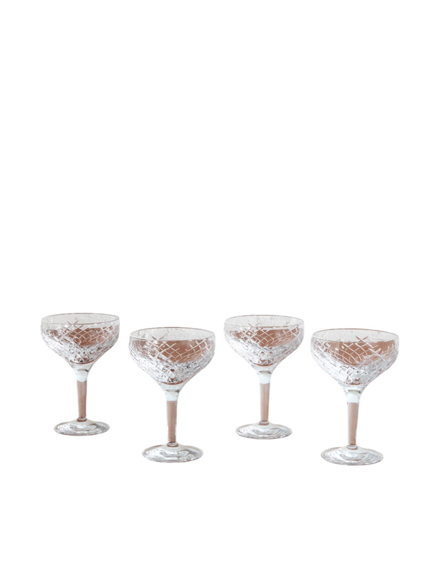 Photo: Soho Home - Barwell Set of Four Crystal Champagne Glasses