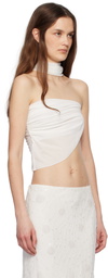 Mirror Palais SSENSE Exclusive White Deity Top