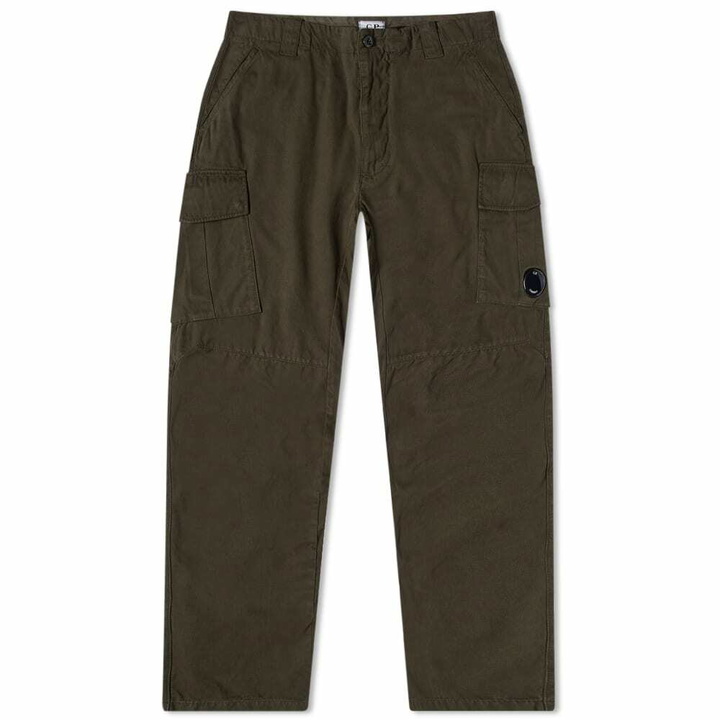 Photo: C.P. Company Men's Twill Cargo Pant in Ivy Green