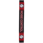 Stolen Girlfriends Club Black and Red Noise Control Scarf