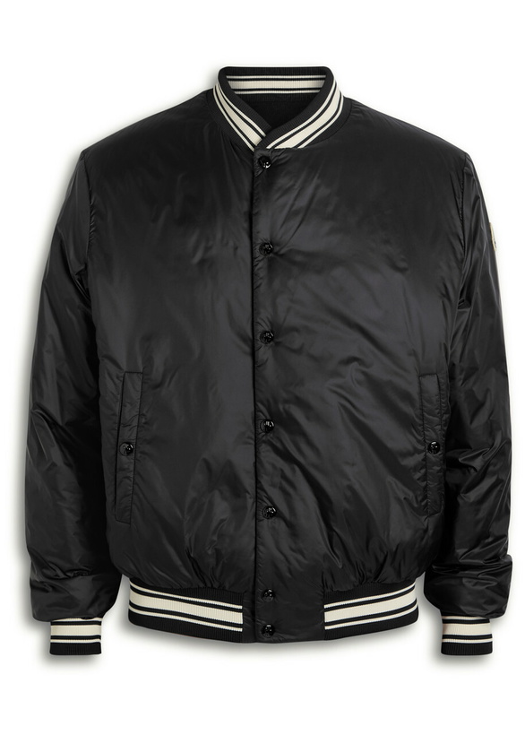 Photo: Moncler Bouchet Shell Bomber Jacket Black
