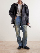 Satoshi Nakamoto - Enduro Straight-Leg Padded Jeans - Blue