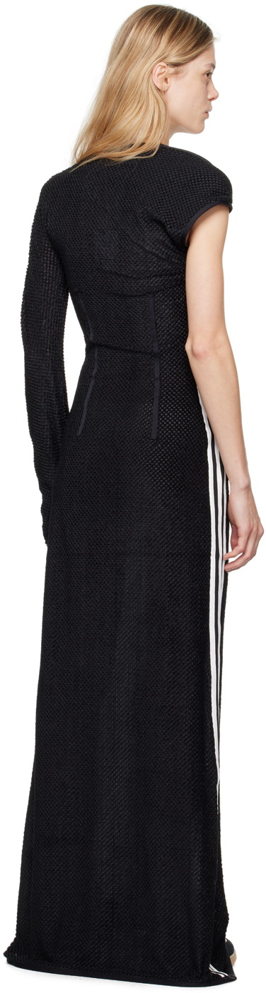 Y-3 Black Warp Maxi Dress