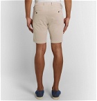 Peter Millar - Wayfare Slim-Fit Stretch Tencel and Cotton-Blend Twill Shorts - Neutrals