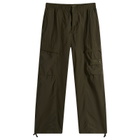 Stone Island Men's Ghost Nylon Smerigliato Cargo Trousers in Military Green