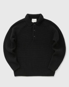 CLOSED KNITTED POLO Black Men