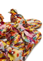 Zimmermann Carousel Printed Raffia Sliders Multicoloured