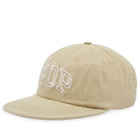 Pop Trading Company Men's Arch Logo Flexfoam 6 Panel Cap in White Pepper 