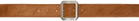 AFTER PRAY Tan Cow Hair Belt