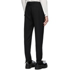 1017 ALYX 9SM Black Wool Stirrup Suit Trousers