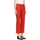 Grlfrnd Red Linda Jeans