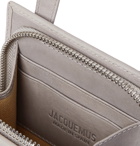 Jacquemus - Le Gadjo Logo-Detailed Leather Pouch - Stone