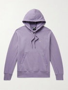 NIKE - Logo-Embroidered Loopback Cotton-Jersey Hoodie - Purple