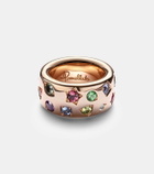 Pomellato Iconica Large 18kt rose gold ring with gemstones