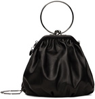 Yohji Yamamoto Black discord Clasp Drape Bag