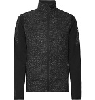 Under Armour - Storm Out & Back Jersey-Panelled Printed Shell Jacket - Men - Black