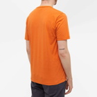 YMC Men's Wild Ones Pocket T-Shirt in Orange