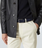 Berluti Suede belt