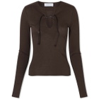 16Arlington Women's Serpina Top in Brown Melange