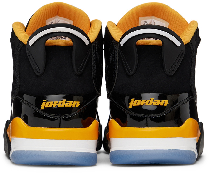 infant black and yellow jordans