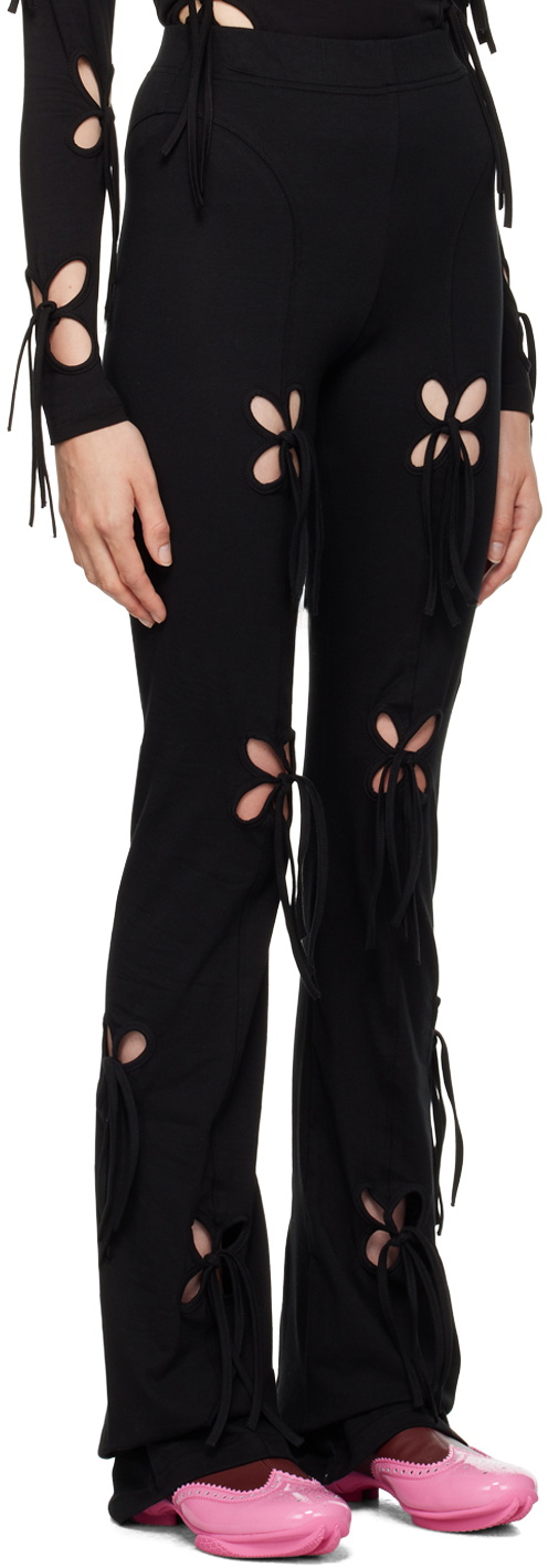 J.Kim Black Petal Leggings