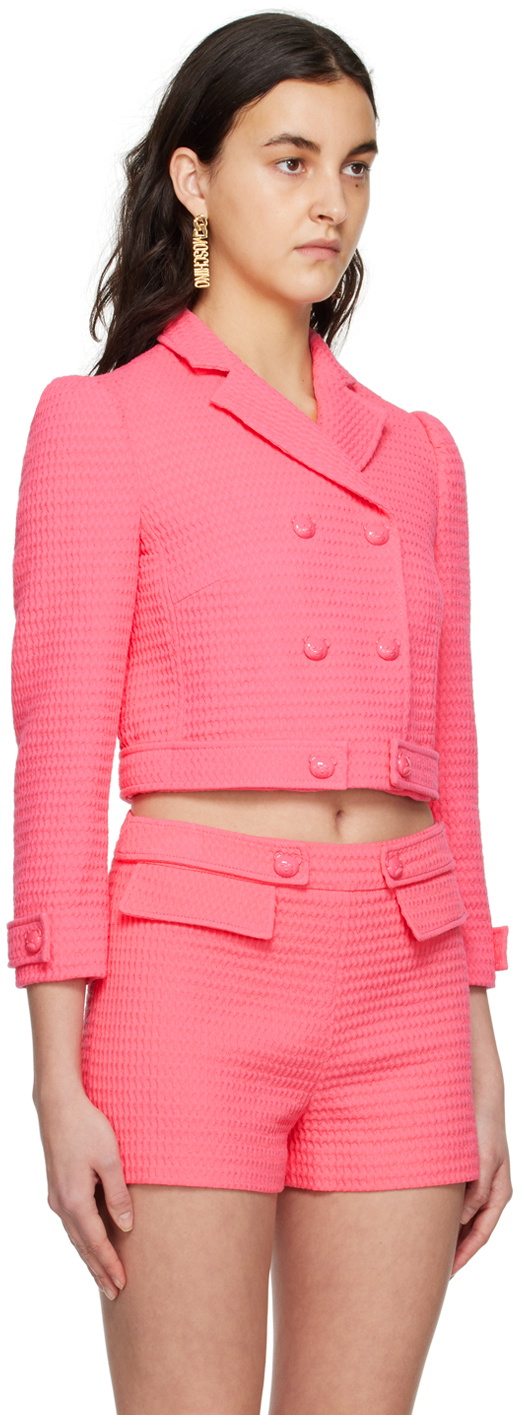Moschino Pink Teddy Jacket