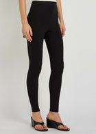 Another Tomorrow Stretch-jersey Leggings Black