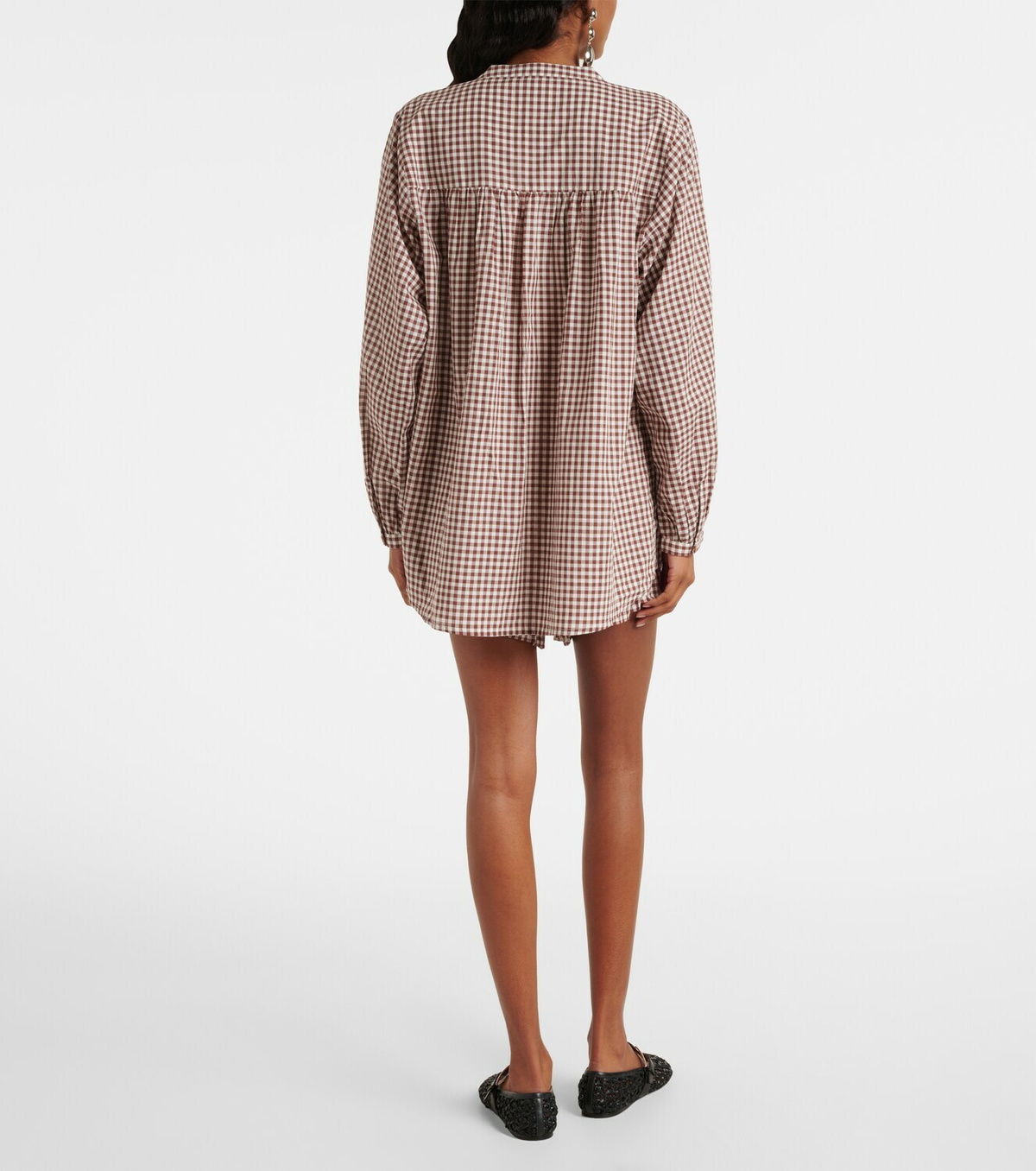Posse Mira gingham cotton shirt