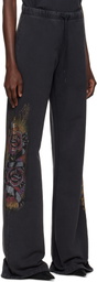 Balenciaga Black Tacky Flared Lounge Pants