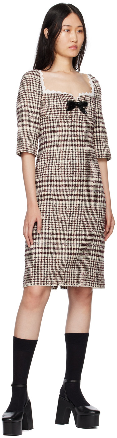 knee length dresses for ladies Terra Cotton Check Sleeveless Button Up Mini Dress - Brown | Disturbia