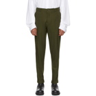 Ann Demeulemeester Green Prouding Trousers
