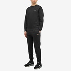 Maison Kitsuné Men's Bold Fox Head Patch Comfort Crew Sweat in Black