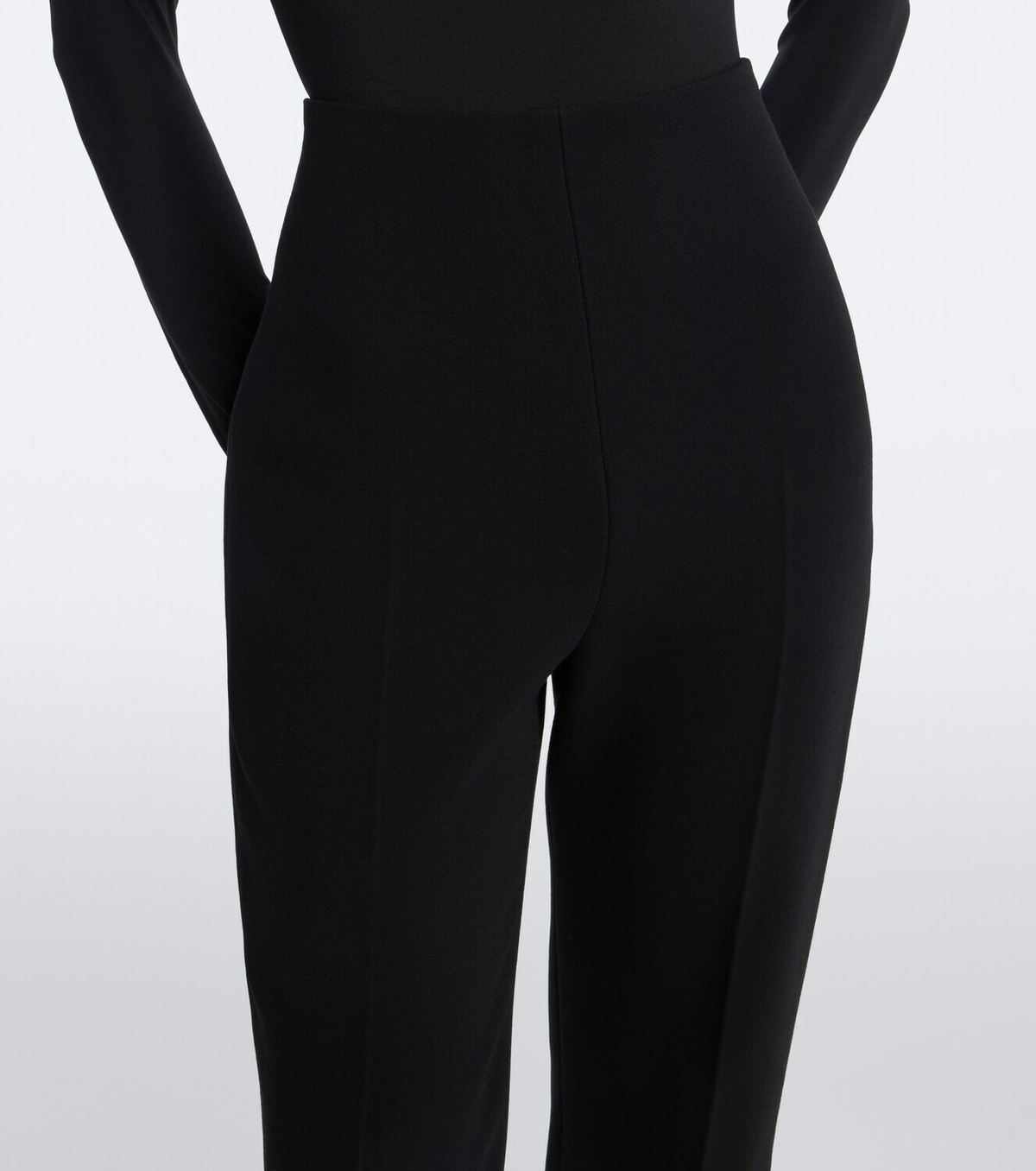 The Row Emin wool-blend straight pants
