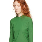 Namacheko Green Double Faced Mock Neck Sweater