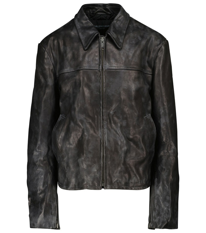 Photo: Balenciaga Leather jacket
