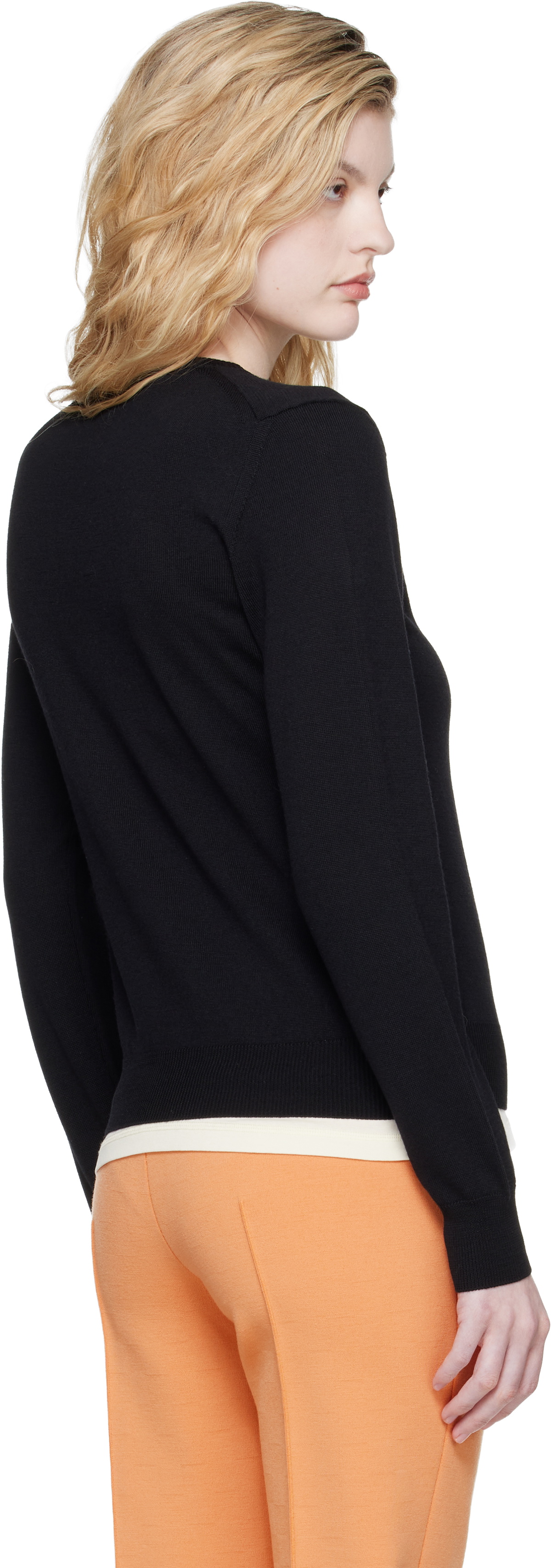 High Sport Black Billie Vneck Sweater