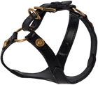 Versace Pets Black Medusa Studs Harness