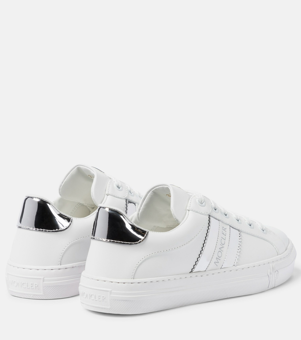 Moncler - Ariel leather sneakers Moncler