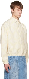 Stefan Cooke Off-White Slashed Harrington Jacket