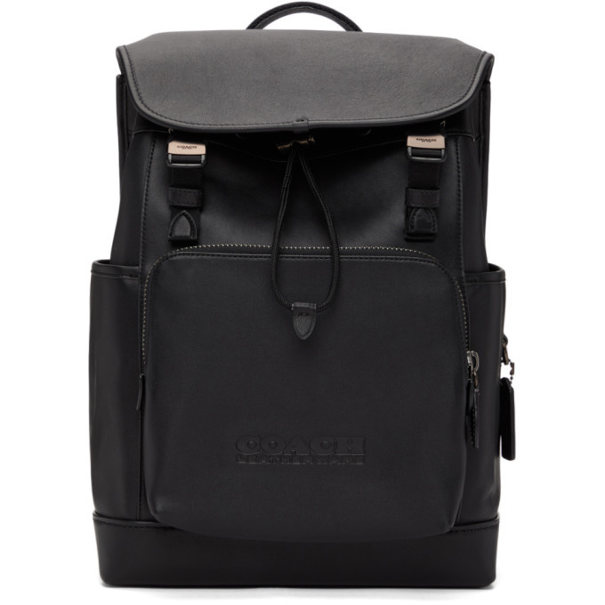 Photo: Coach 1941 Black League Flap Backpack