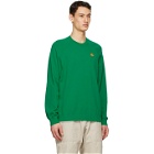 Kenzo Green Oversized Tiger Crest Sweater